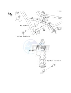 KLX 140 B (KLX140L MONSTER ENERGY) (B8F-B9FA) B9F drawing SHOCK ABSORBER-- S- -