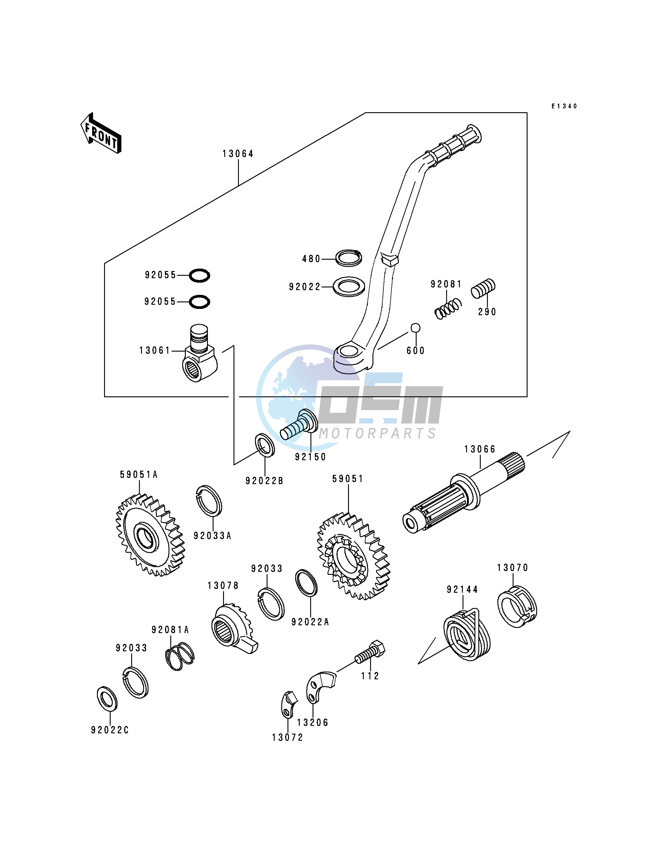 KICKSTARTER MECHANISM