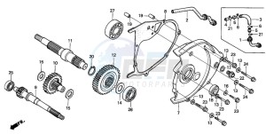 CH125 SPACY 125 drawing TRANSMISSION