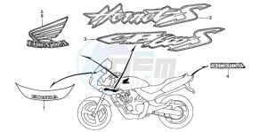 CB600F HORNET S drawing MARK (CB600F22)