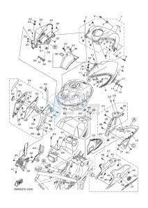 MT-03 MTN320-A (B6W6) drawing FUEL TANK 2