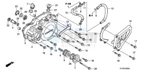 SH125DH UK - (E) drawing STEERING HANDLE/HANDLE COVER