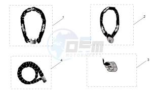 Scarabeo 500 drawing Acc. - Mechanics anti-theft