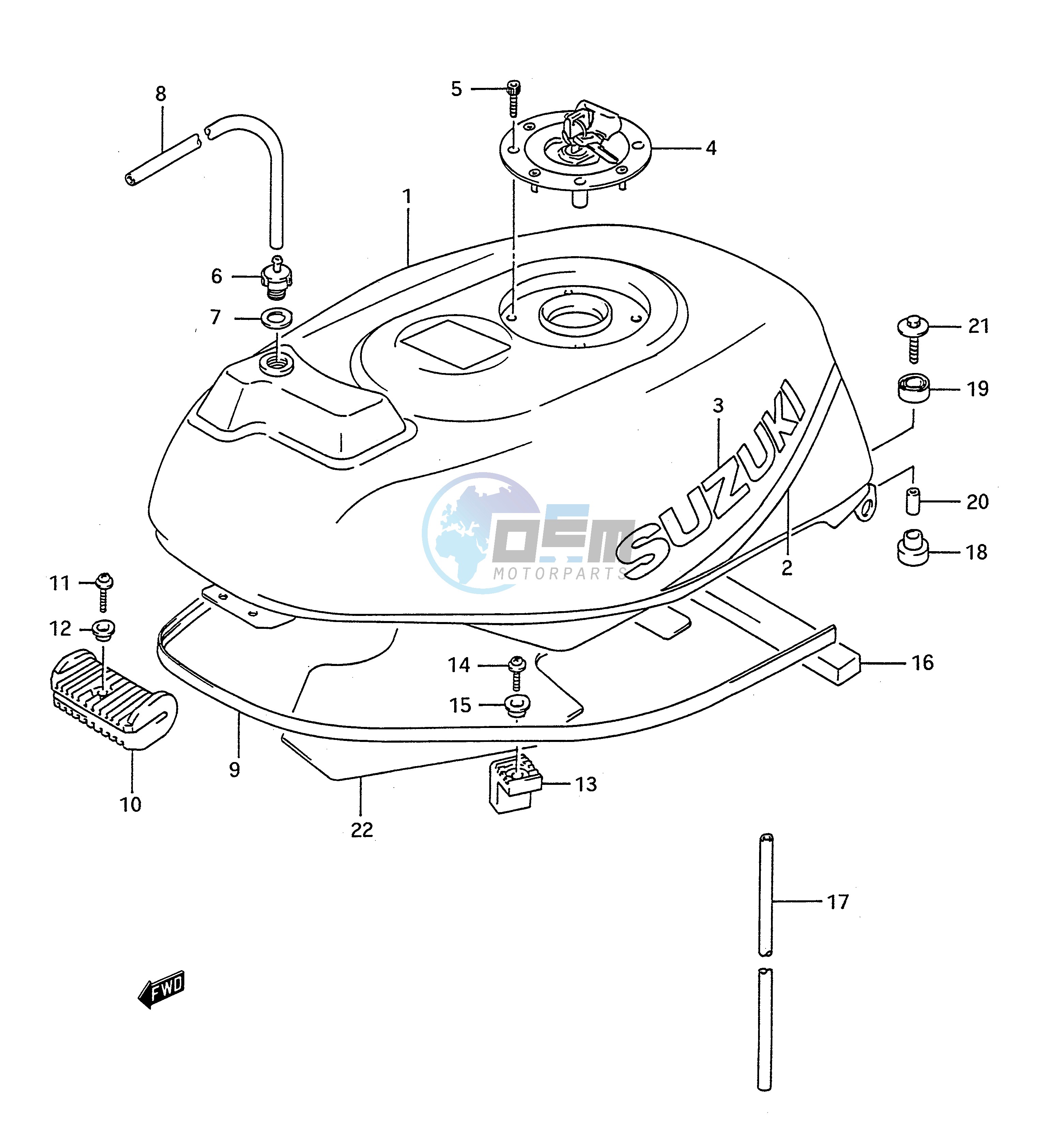 FUEL TANK (MODEL N)