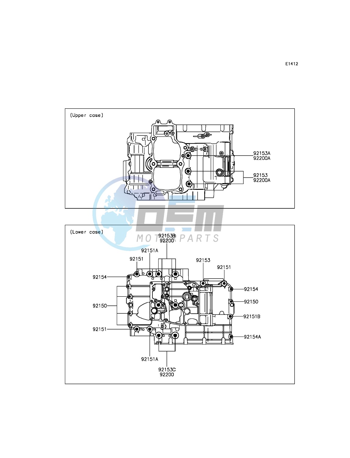 Crankcase Bolt Pattern