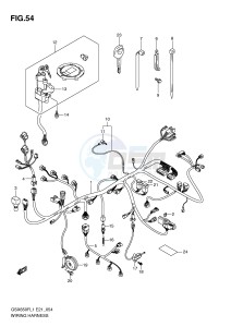 GSX650F (E21) Katana drawing WIRING HARNESS (GSX650FUL1 E21)