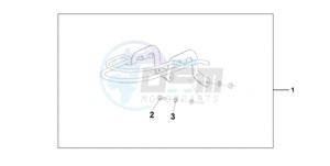 VT750C9 Australia - (U / MK) drawing FRONT FENDER RAIL