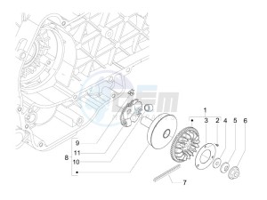 S 150 4T ie College USA drawing Driving pulley