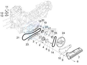 MP3 125 ibrido drawing Oil pump