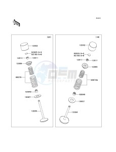 KX 450 D (KX450F) (F8F) D8F drawing VALVE-- S- -