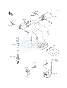 ZX 600 D [NINJA ZX-6] (D1) [NINJA ZX-6] drawing IGNITION COIL