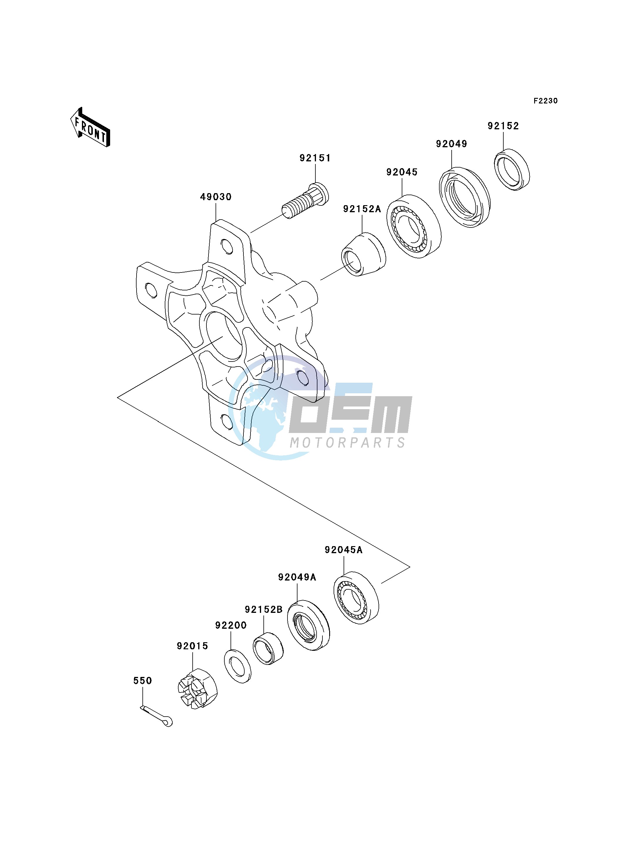 FRONT HUB