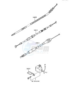 KXT 250 B [TECATE] (B2) [TECATE] drawing CABLES