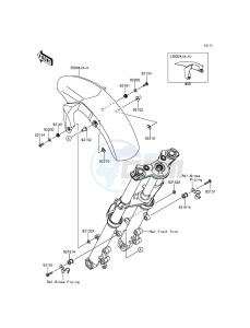 ER-6F_ABS EX650FFF XX (EU ME A(FRICA) drawing Front Fender(s)