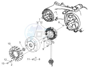 Liberty 125 Leader RST ptt(F) France drawing Flywheel magneto