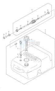 DF 9.9 drawing Fuel Tank