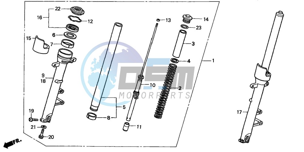 FRONT FORK (CB900F2/3)