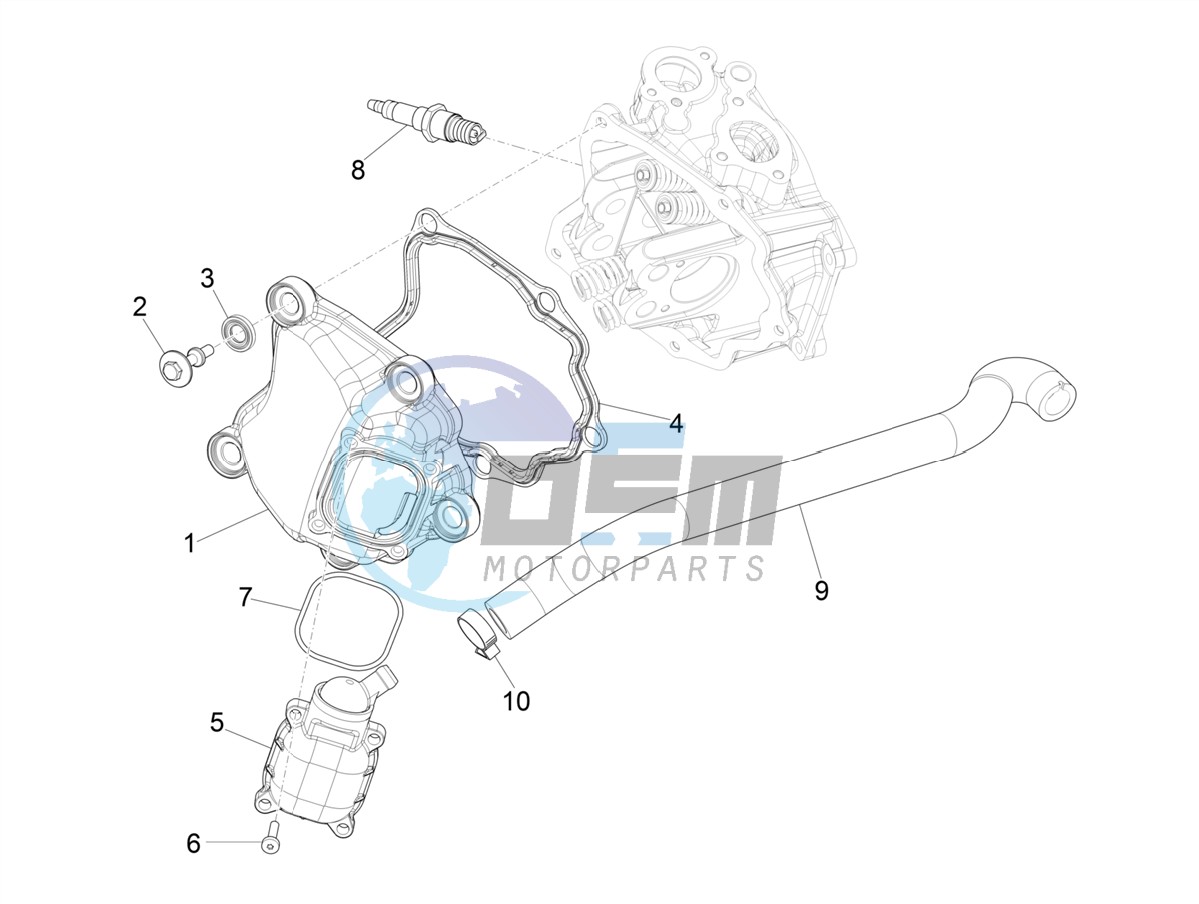 Cylinder head cover