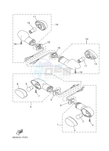 MTN250 MTN-250 MT-250 (B043) drawing FLASHER LIGHT