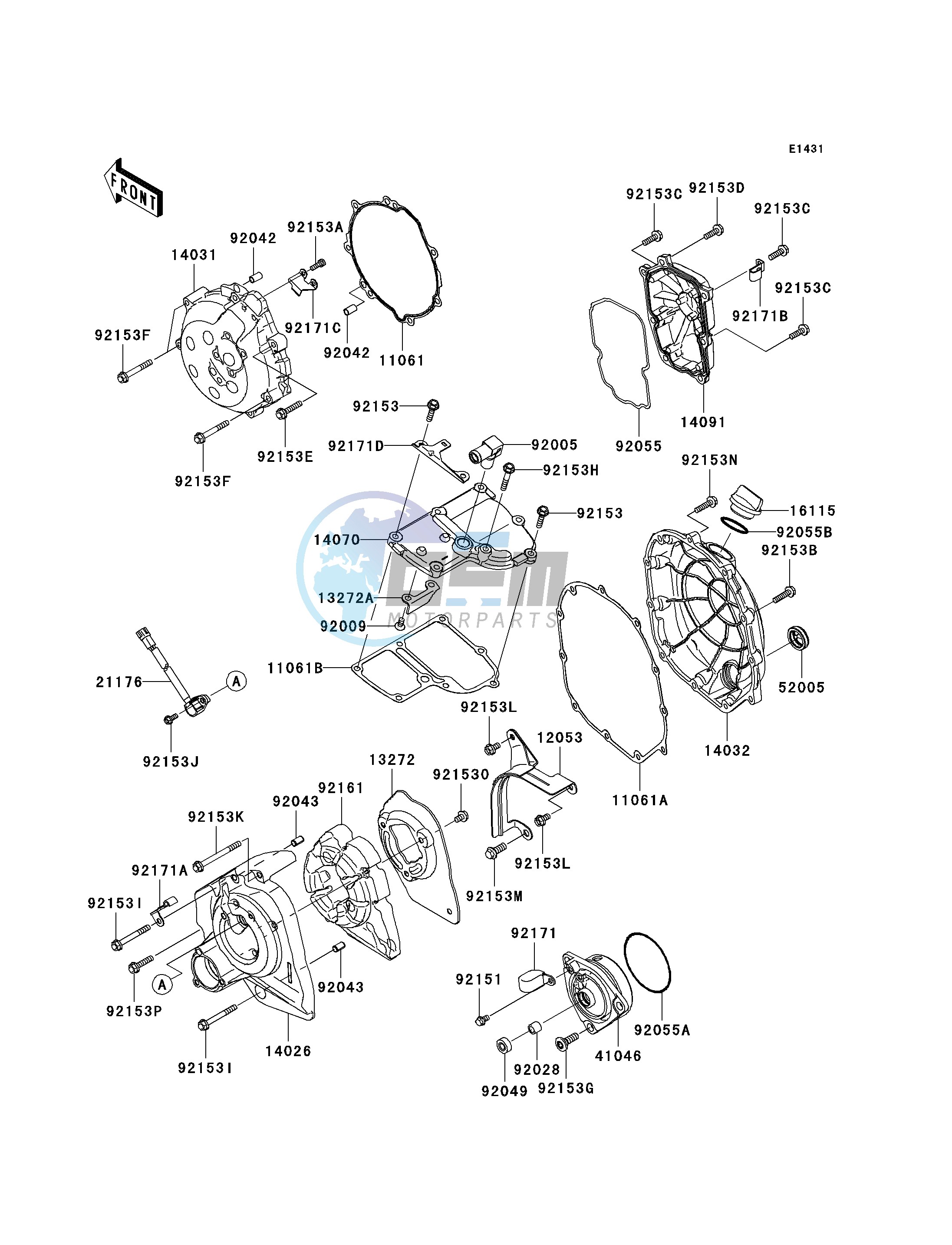 ENGINE COVER-- S- -