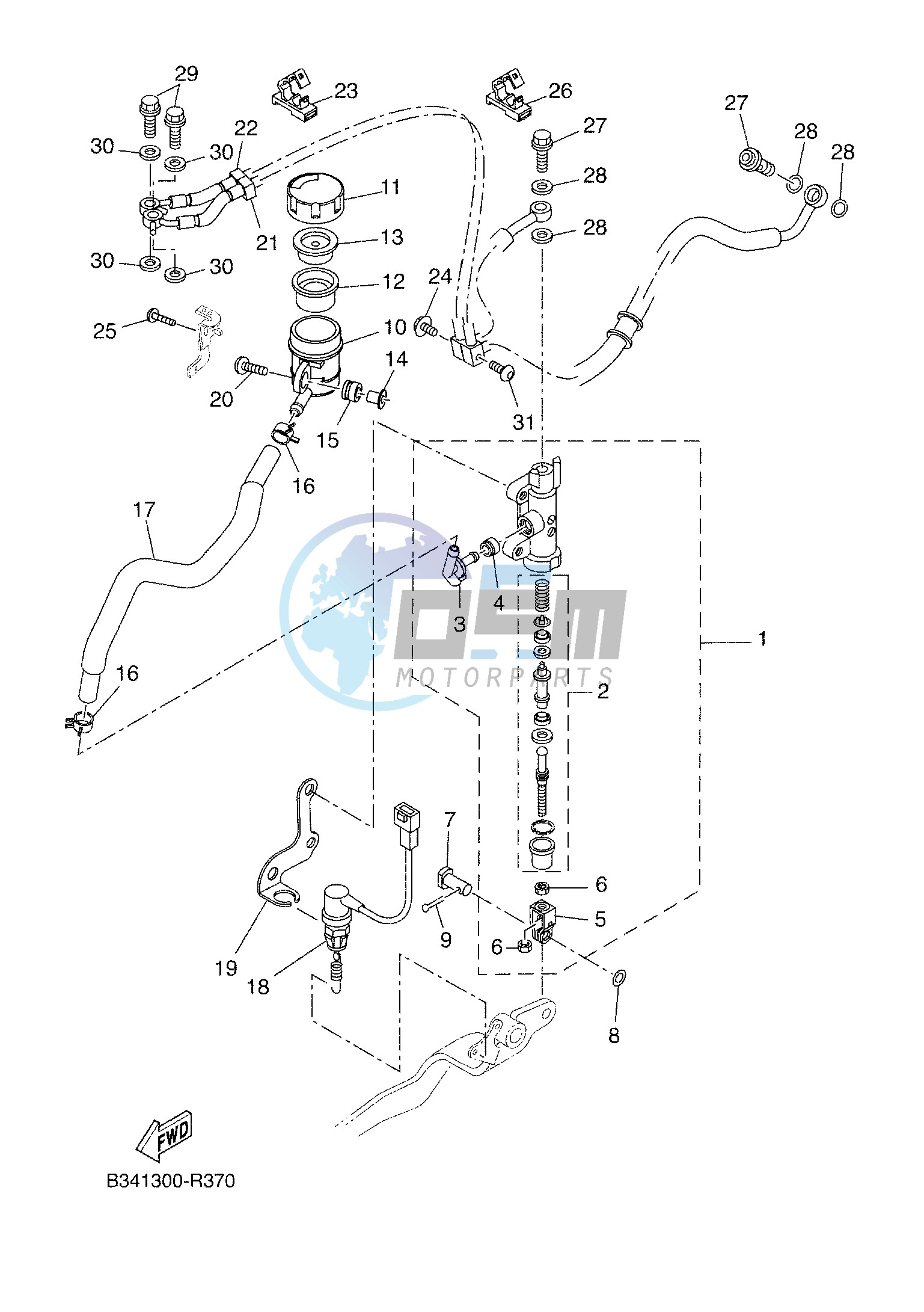 REAR MASTER CYLINDER