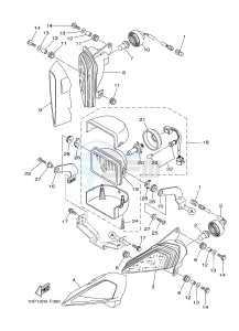 YFM350R YFM350RD RAPTOR 350 (10PA) drawing HEADLIGHT