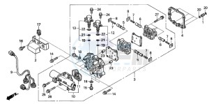 TRX680FA drawing MAIN VALVE BODY