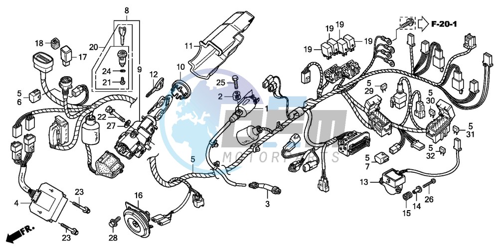 WIRE HARNESS (FES1257/A7)(FES1507/A7)