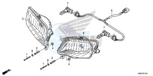 TRX420TM1F TRX420 Europe Direct - (ED) drawing HEADLIGHT