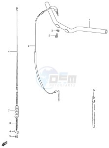 JR50 (P3-P28) drawing HANDLEBAR - CABLE