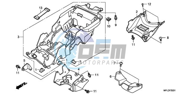 REAR FENDER (CBR1000RA)