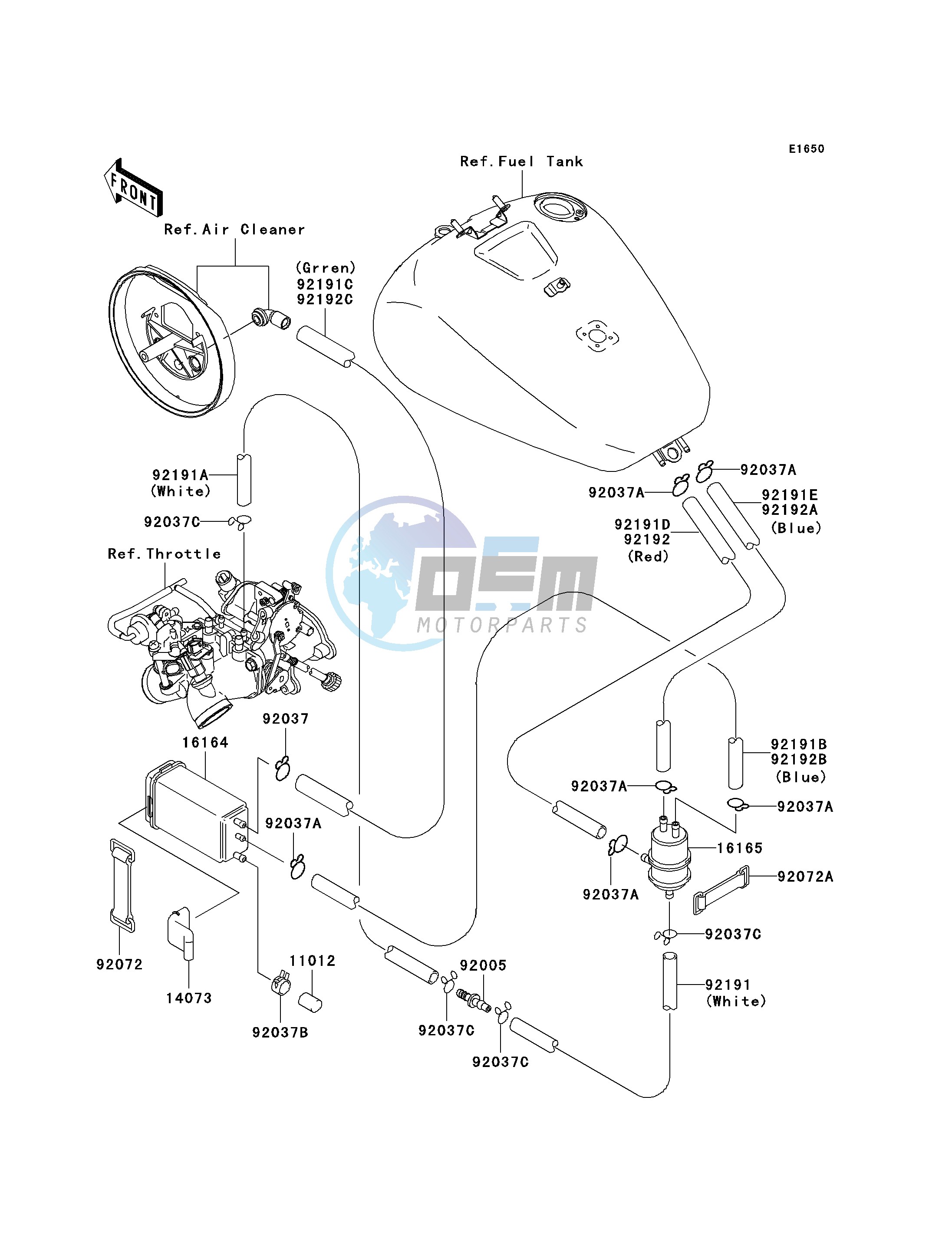 FUEL EVAPORATIVE SYSTEM-- CA- -