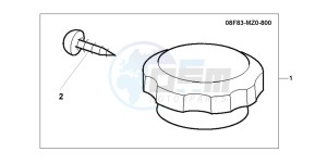 GL1500CT VALKYRIE drawing CHRM RADIATOR CAP