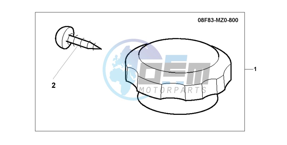 CHRM RADIATOR CAP