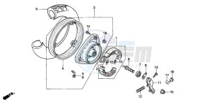 SA75 drawing REAR WHEEL