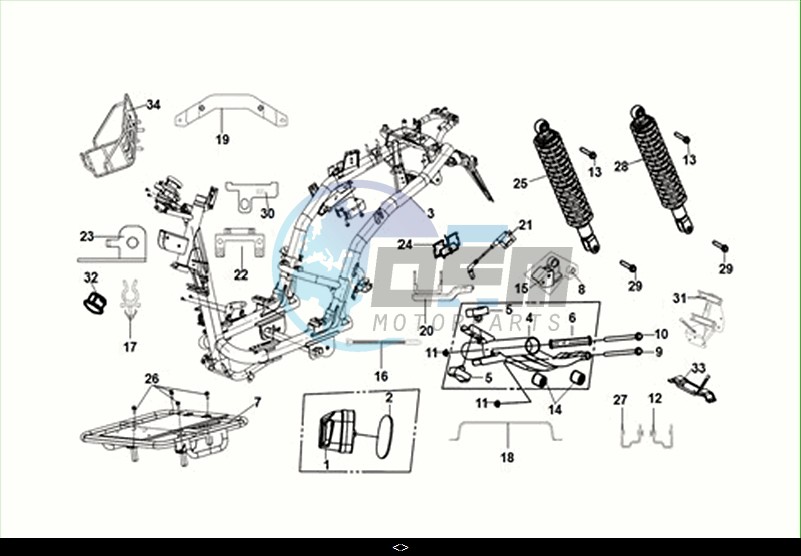 FRAME BODY - ENGINE MOUNT