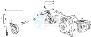 Liberty 125 drawing Brake lever