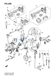 AN400 (E2) Burgman drawing WIRING HARNESS (AN400K5 K6 P37)