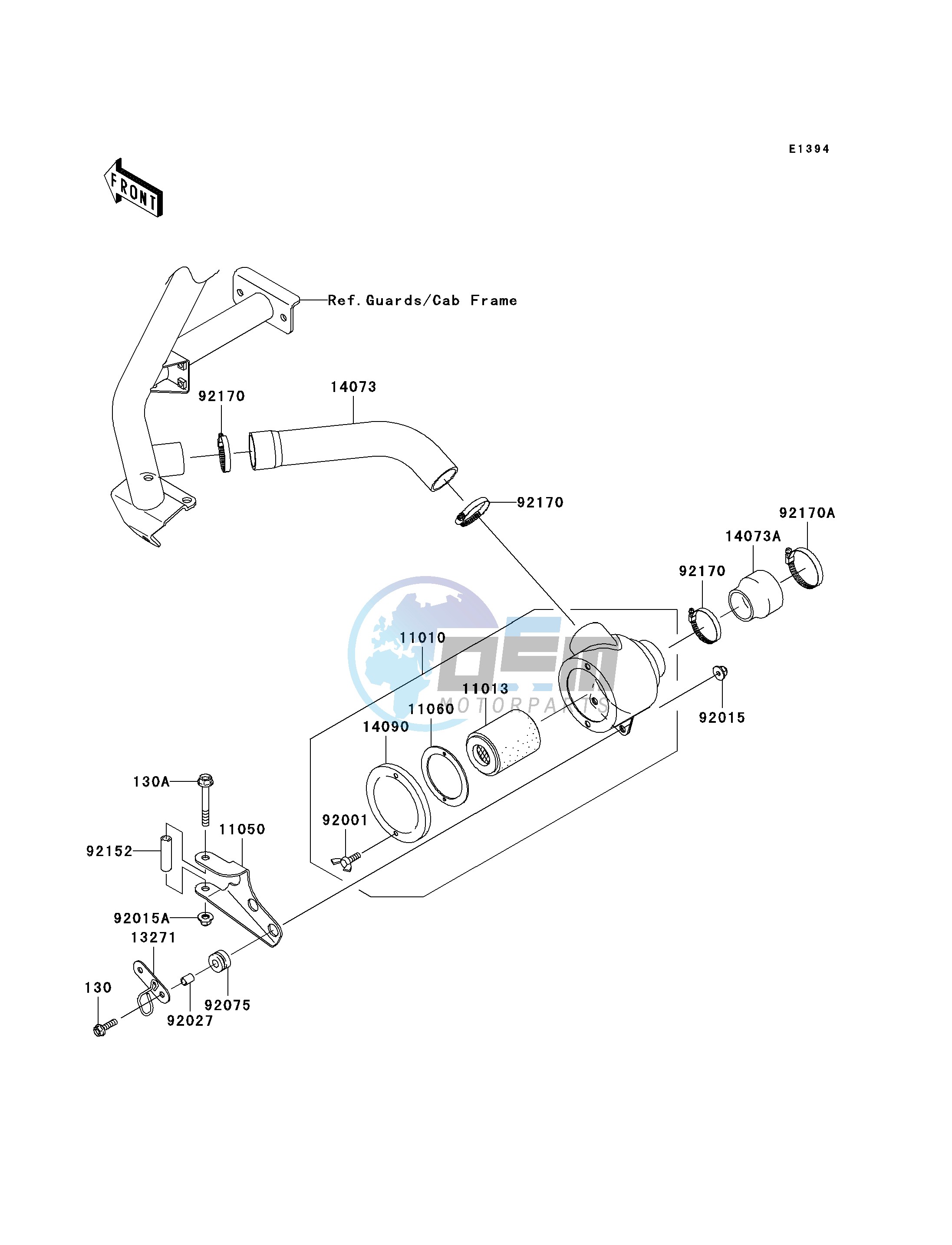 AIR CLEANER-BELT CONVERTER