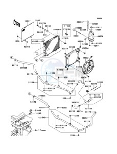 MULE_4010_TRANS_4X4_DIESEL KAF950GDF EU drawing Radiator