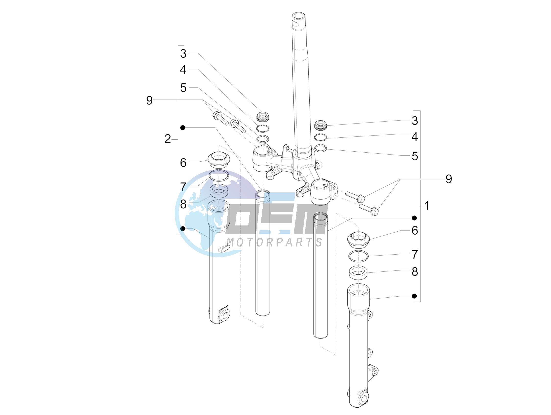 Fork's components (Wuxi Top)