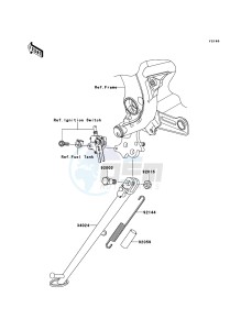 VERSYS KLE650A9F GB XX (EU ME A(FRICA) drawing Stand(s)