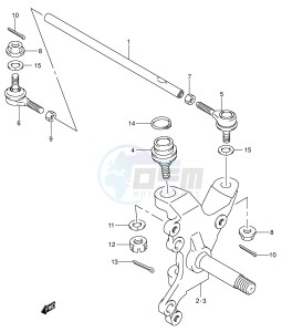 LT-F250 (E3-E28) drawing STEERING KNUCKLE (MODEL K4)