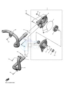 YZF1000 YZF-R1 (B3LM) drawing WATER PUMP