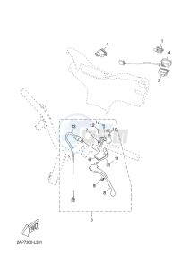 YN50 NEO'S (2APF 2APF 2APF) drawing HANDLE SWITCH & LEVER