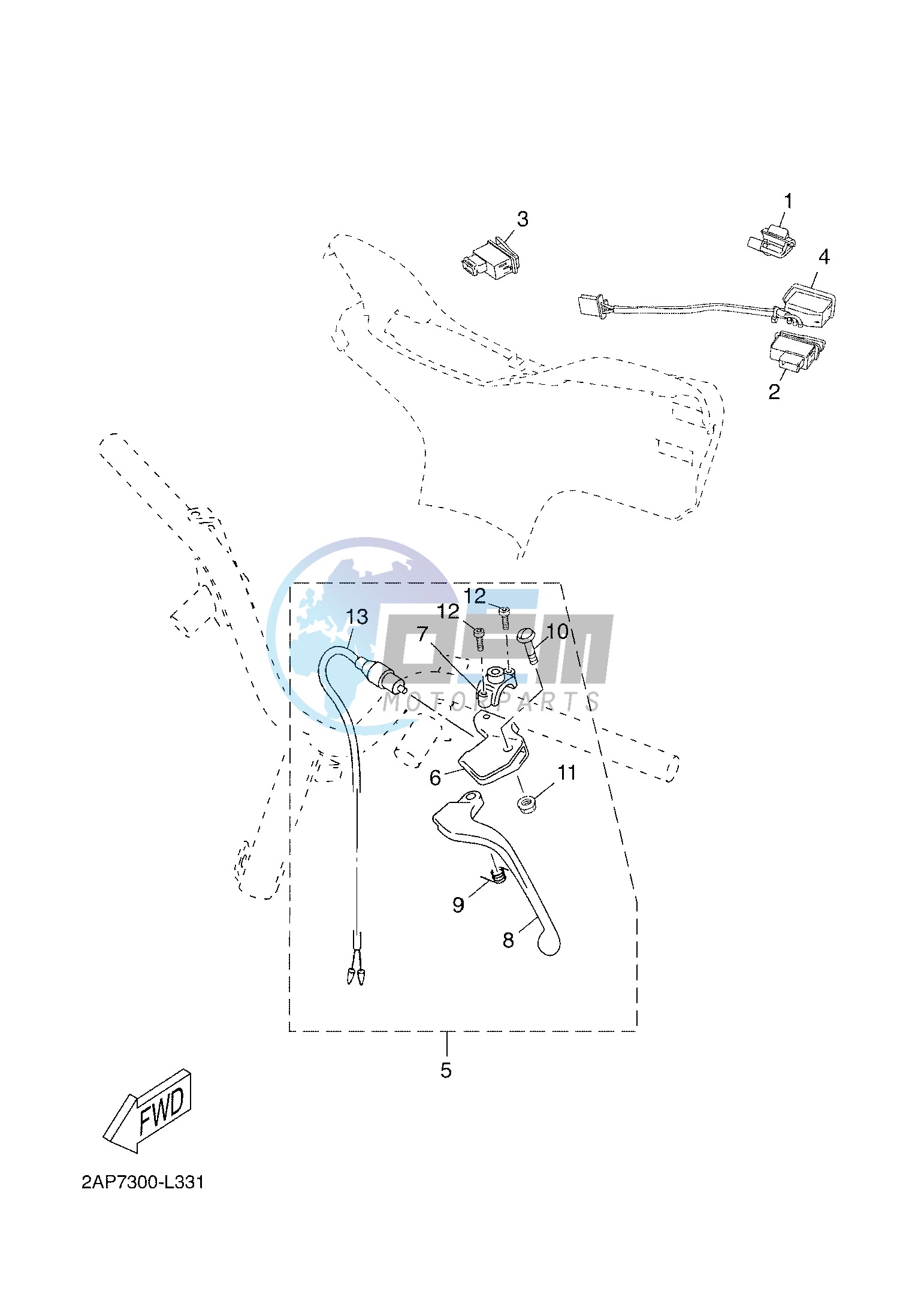 HANDLE SWITCH & LEVER