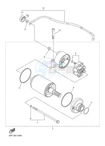 FZ8-SA FZ8 FAZER (ABS) 800 (1BD8 1BD9) drawing STARTING MOTOR