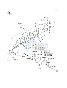 KAF 950 D [MULE 3010 DIESEL 4X4] (D8F) D8F drawing HEADLIGHT-- S- -