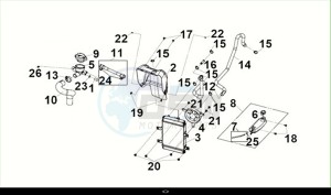 CRUISYM a 300 (LV30W2Z1-EU) (M2) drawing RADIATOR