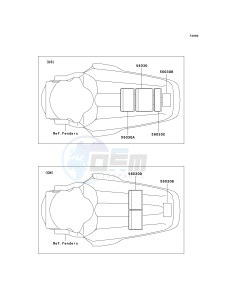 KX 85 A [KX85 MONSTER ENERGY] (A6F - A9FA) A6F drawing LABELS-- A6F_A7F- -